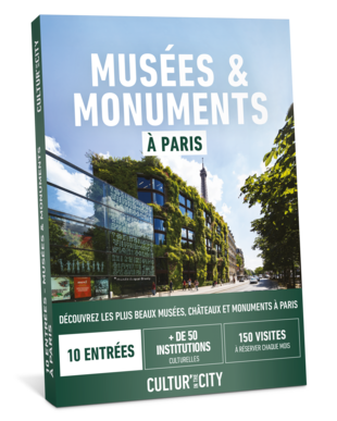 10 entrées Musées & Monuments à Paris (Cultur'in The City)