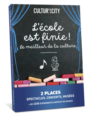 2 places Théâtres, Concerts & Musées - Edition Limitée fin de l'école (Cultur'in The City)