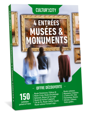 4 entrées Musées & Monuments - Les découvertes culturelles (Cultur'in The City)