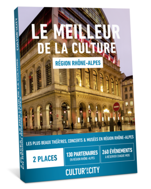 2 places Le meilleur de la culture en région Rhône-Alpes (Cultur'in The City)
