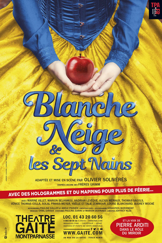 Blanche Neige et les 7 nains (Théâtre de la Gaîté Montparnasse)