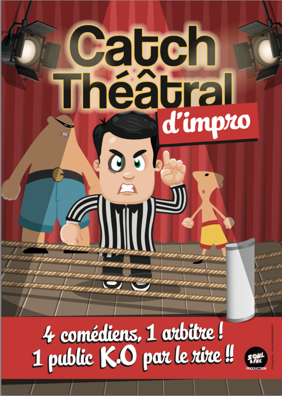 Le catch d'improvisation théâtrale (Théâtre Ronny Coutteure)