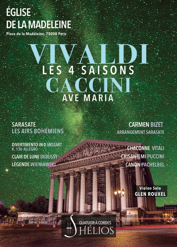 Les 4 Saisons de Vivaldi, Ave Maria et Célèbres Concertos (Eglise De La Madeleine)