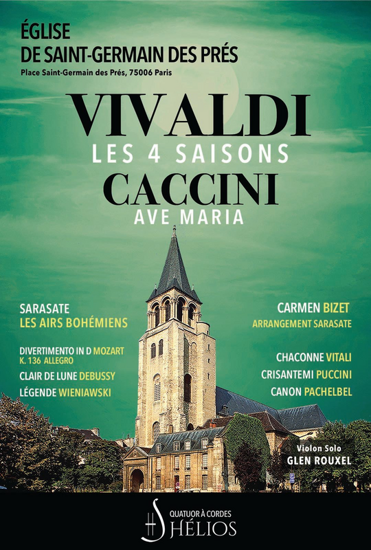 Les 4 Saisons de Vivaldi, Ave Maria et Célèbres Concertos (Eglise Saint Germain des prés)