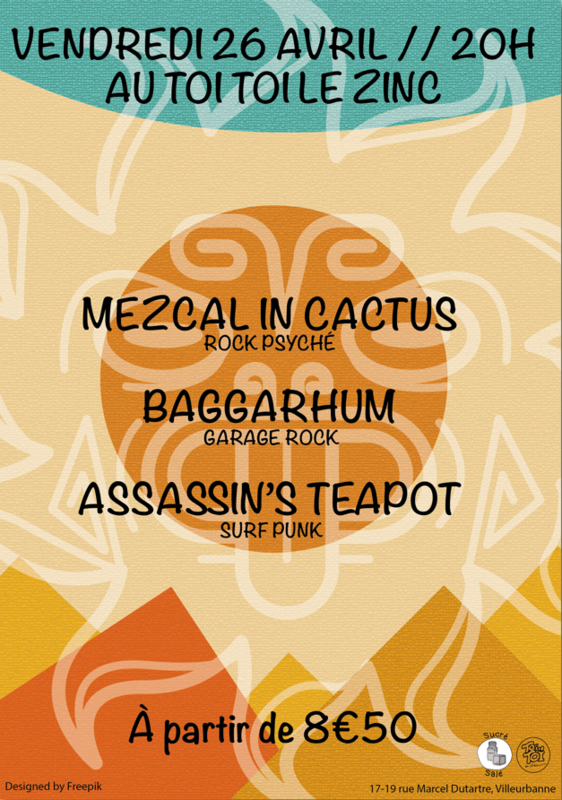 Mezcal in Cactus + Baggarhüm + Assassins Teapot (Toï Toï Le Zinc)