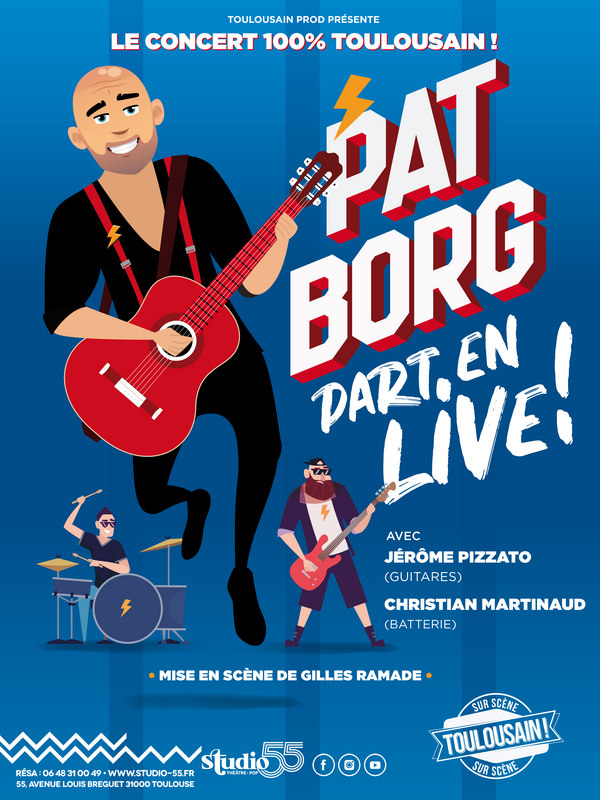 Pat Borg part en live ! (Studio 55)